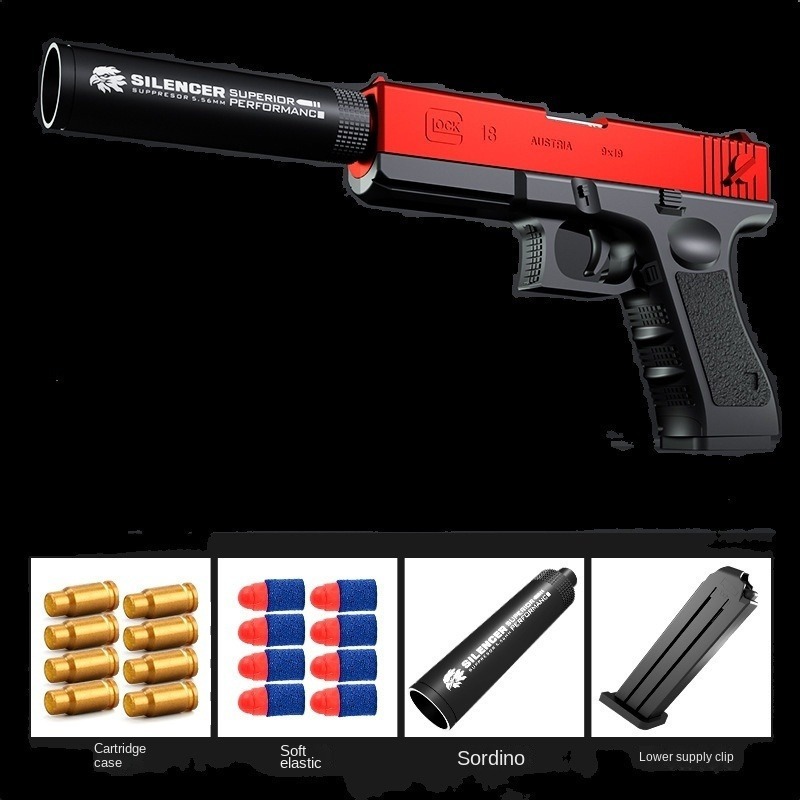 Brinquedo Infantil Shell Ejection 1911 Pistol Boy Toy Explos - Imagem 13