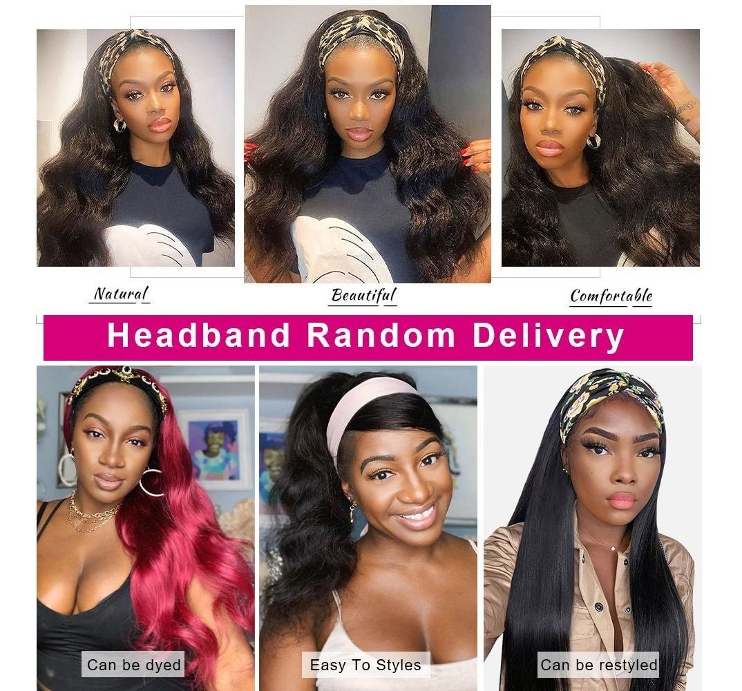Faixa De Cabeça Peruca Hairband Wighigh Quality Fashion Wome - Imagem 5
