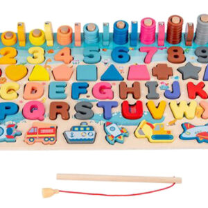 Criança Jigsaw Crianças Puzzle Board Alfabeto Números Matemá