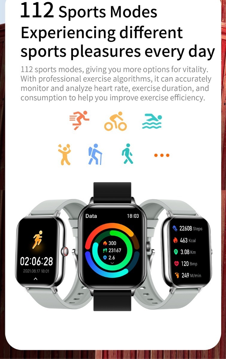 Relógio Inteligente Smatwatch Ku6 De 1,91 Polegadas Com Nfc - Imagem 13