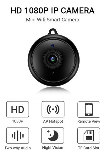 Mini Camera Espiã Wifi Ip Discreta Via App Celular Portatil - Imagem 7