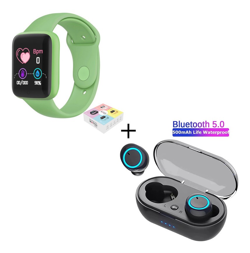 Relógio Digital Smartwatch Y68s+fone De Ouvido Bluetooth Y50 - Imagem 10