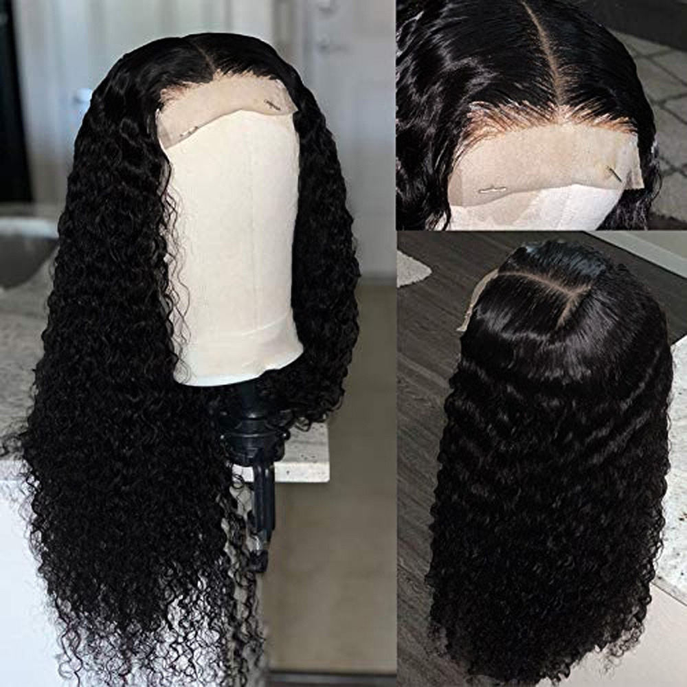 N 24curly Cabelo Perucas Do Laço Perucas Humanas Do Cabelo E - Imagem 4