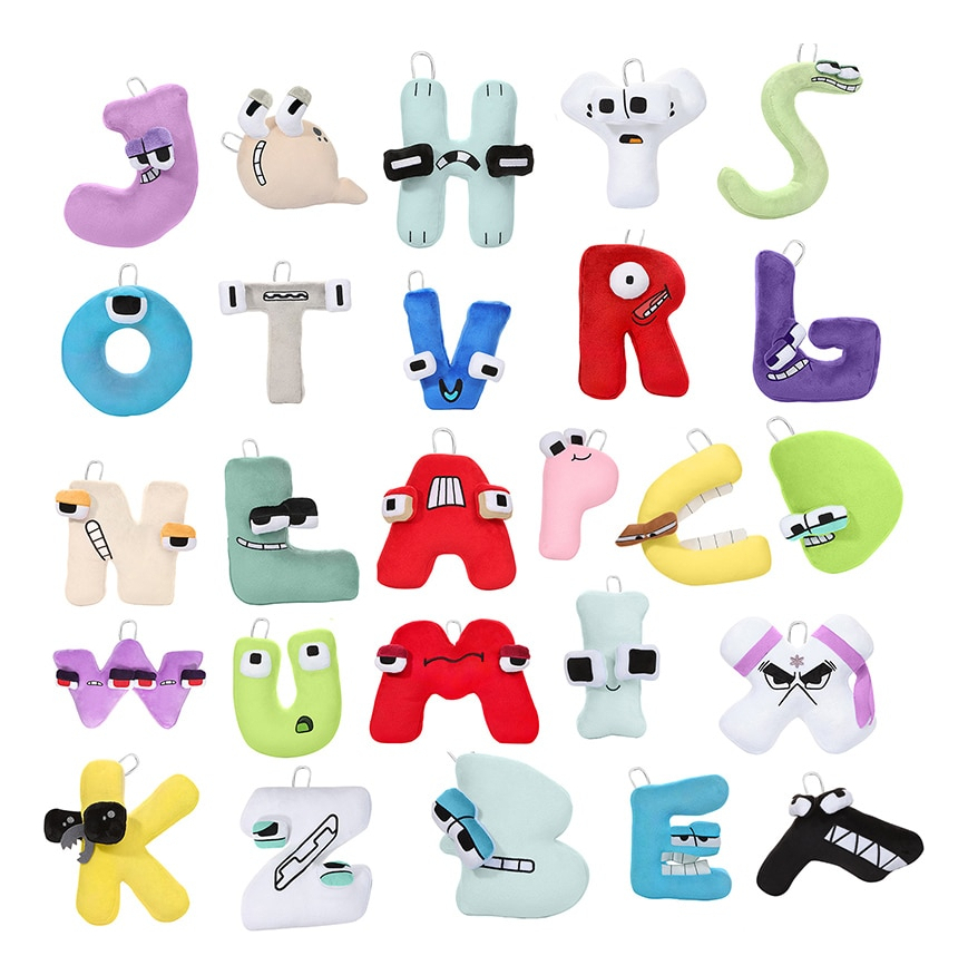 Boneca De Pelúcia Alphabet, Brinquedo, Presente De Natal Par - Imagem 3