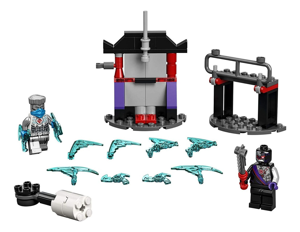Conjunto De Batalha Épica Lego Ninjago Zane Vs Nindroid 7173 - Imagem 2