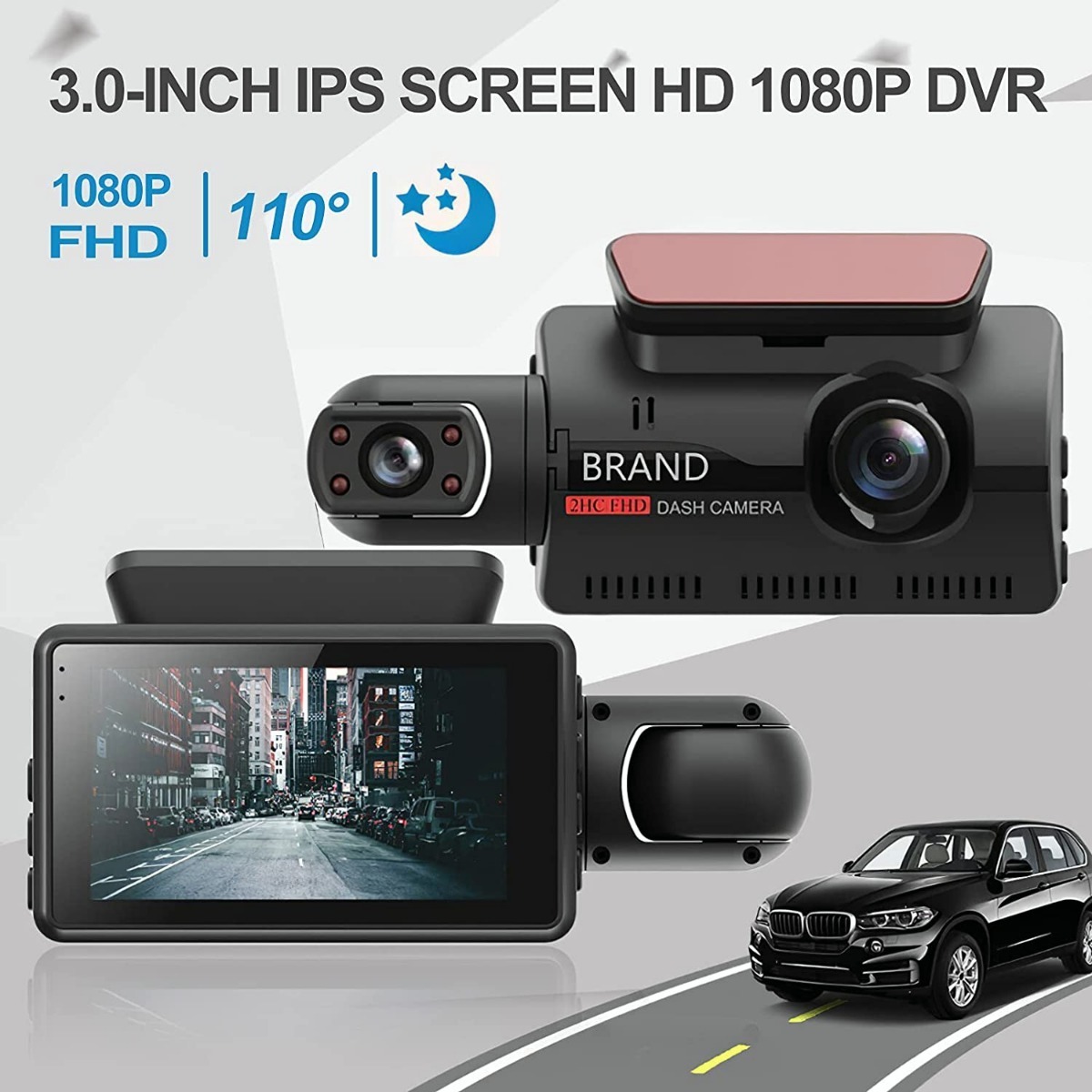 Câmera Veicular Automotiva Carro Recorder Hd + Microsd 32gb - Imagem 4