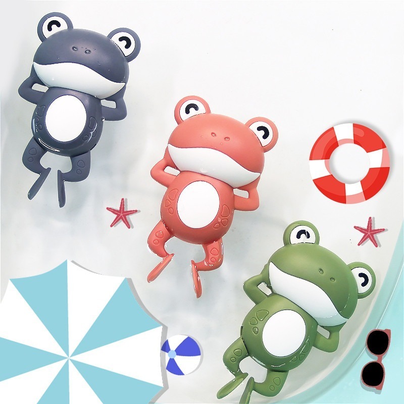 Brinquedo De Banho Brinquedos Infantis Bonito Sapos - Imagem 3