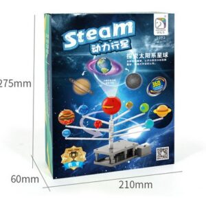 Modelo De Sistema Solar Kit Diy Projetor Planetário 360°