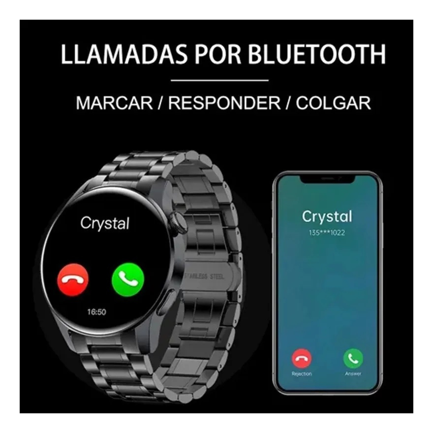 Para Xiaomi Huawei Relógio De Esportes Bluetooth Inteligentt - Imagem 3
