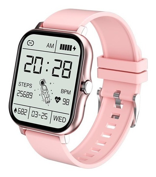 Smartwatch Esportivo Resistente À Água Ip67 Rosa