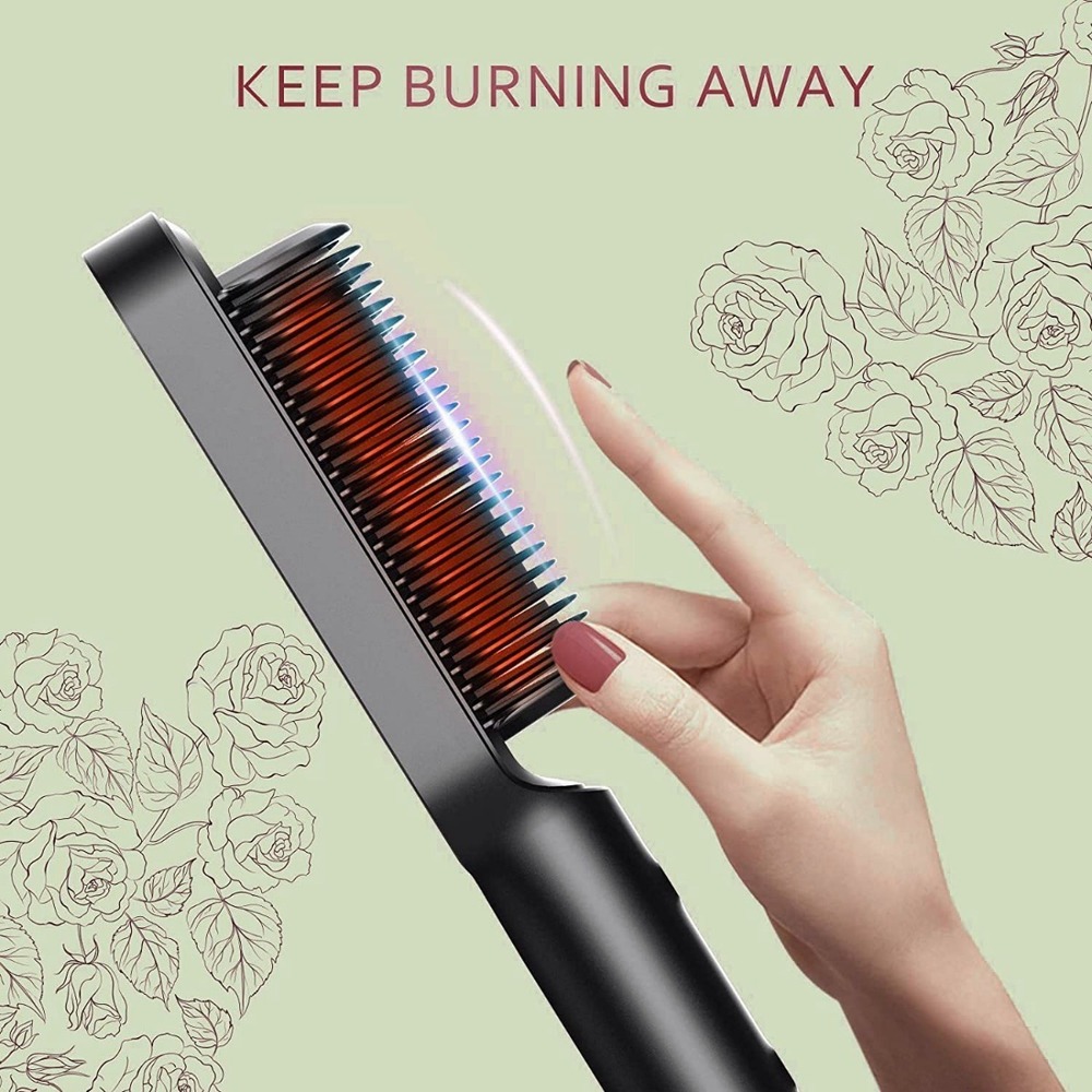 Escova Alisadora Basiq Elegante Escova Profissional -eu Plus - Imagem 2