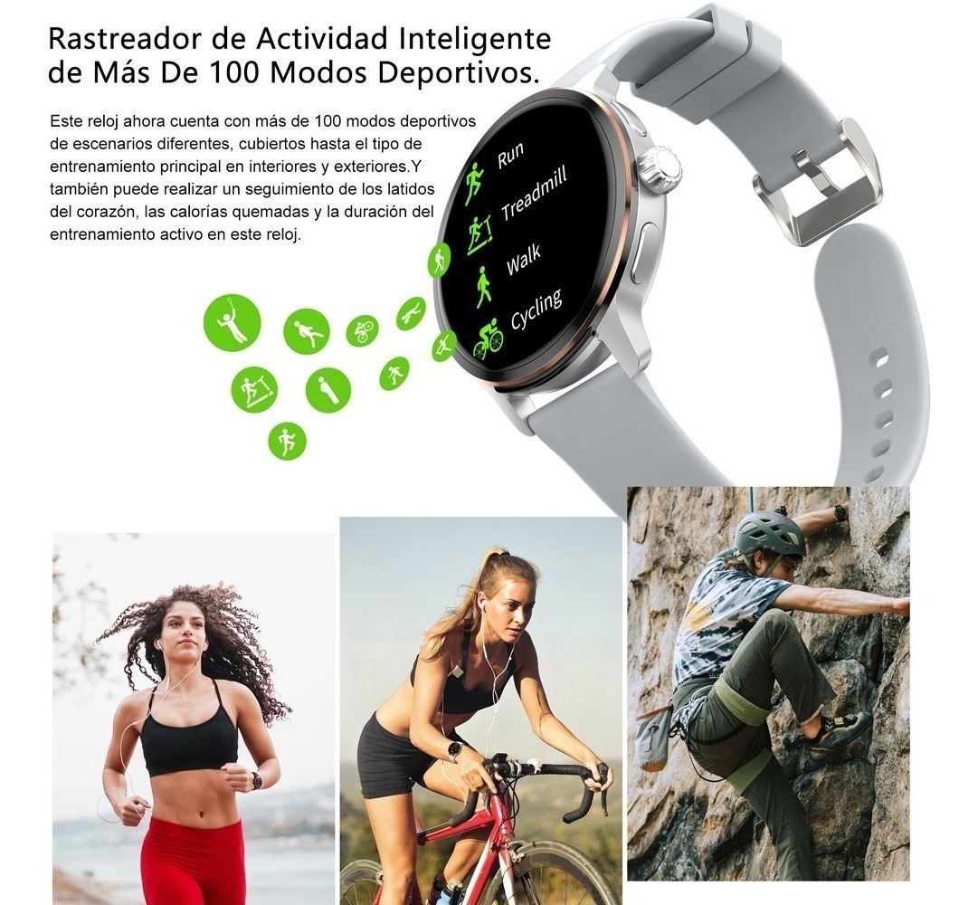 Smartwatch Para Homens E Mulheres, Esportes, Fitnes - Imagem 4