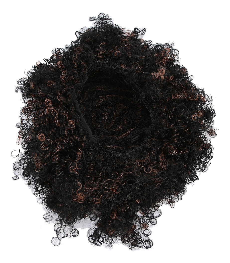Peruca De Cabelo Peruca Curta Encaracolada Peruca De Cabelo