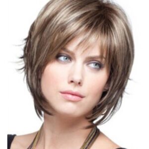Peruca C Full Bob Lace Peruca De Cabelo Sintético