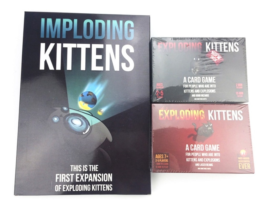 Exploding Kitten Kit, Parte De Jogo De Tabuleiro, Cartão De - Imagem 2