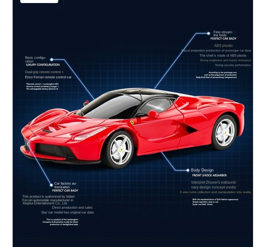 Inteligência De Brinquedo De Carro De Controle Remoto 1:24 - Imagem 4