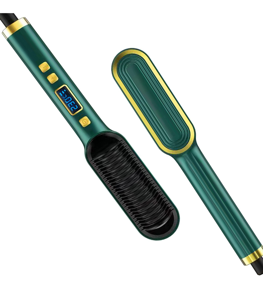 Escova De Secador De Alisamento 2 Em 1 Com Visor De Temperat - Imagem 8