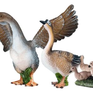 Wilflife Modelo Ganso Conjunto Modelo Animal Figura Presente
