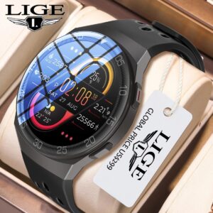 Smartwatch Masculino À Prova D'água Bluetooth Lige