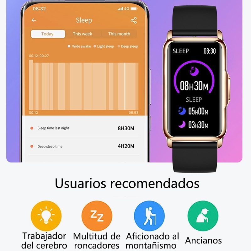 Relógio Feminino Smartwatch Com Pulseira Inteligente Bluetoo - Imagem 5