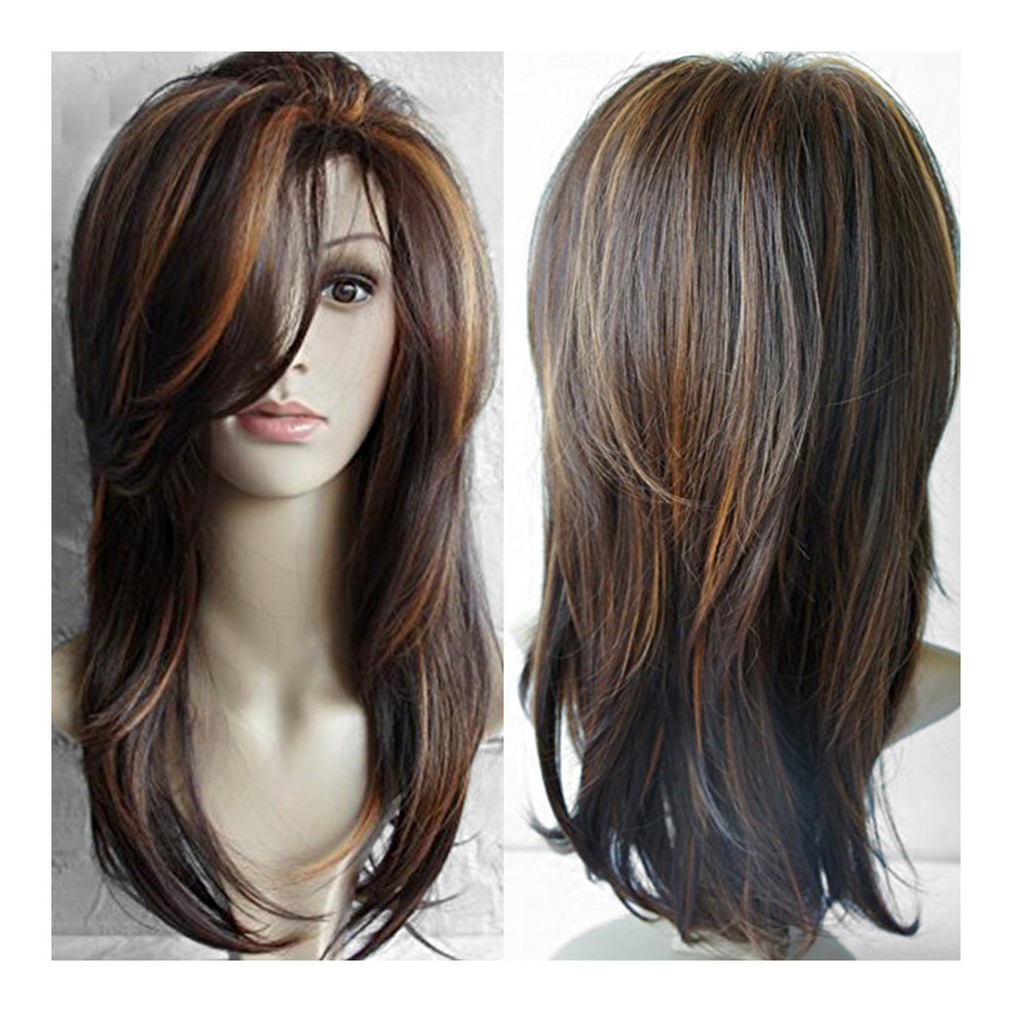 Perucas Cabelo Encaracolado Misturado Núcleos Sintéticos 65c - Imagem 4