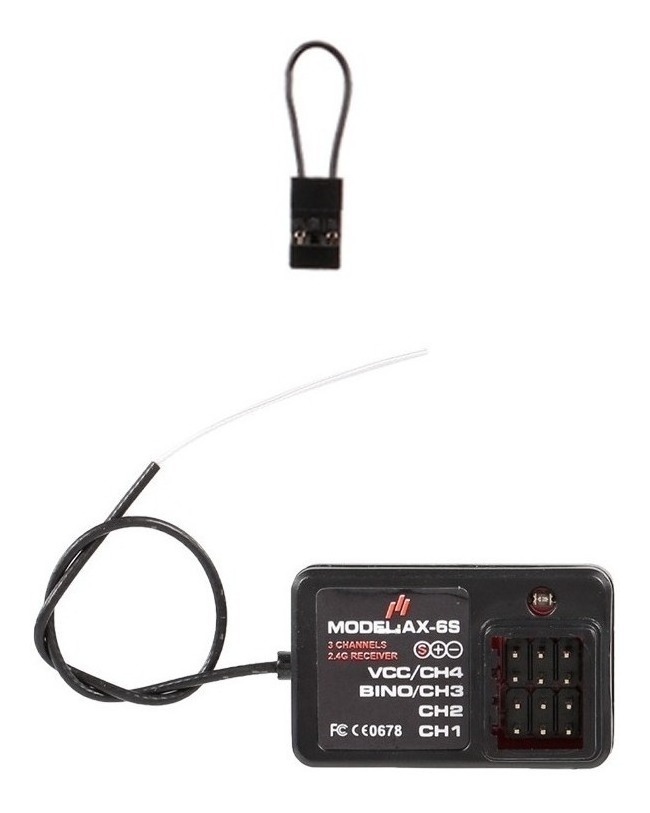 Austar Ax6s Receptor 4ch Para Carro Rc Barco Austar Ax6s - Imagem 8