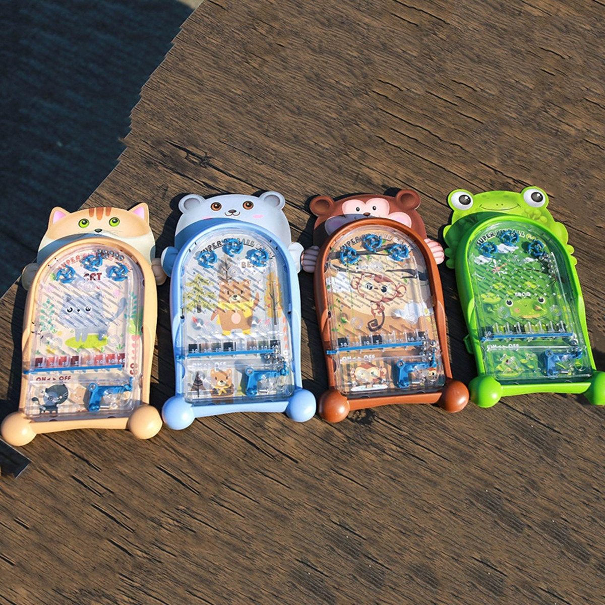 Útil Jogo De Mini Pinball Portátil De Desenho Animado Animal - Imagem 7