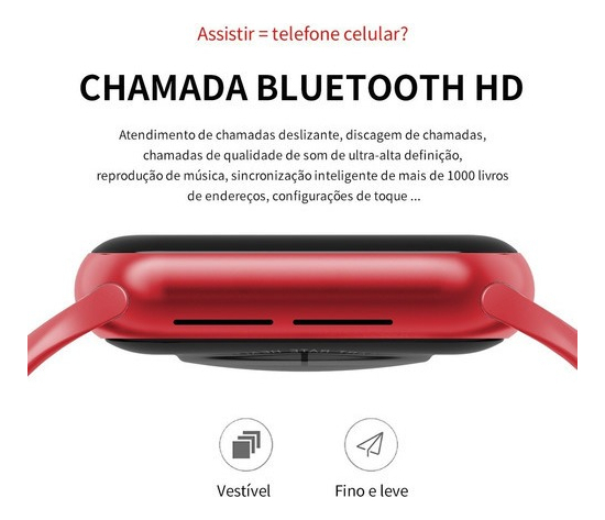 Relógio Desportivo Iwo Hw12 Smartwatch 38mm Bluetooth Chamad - Imagem 4