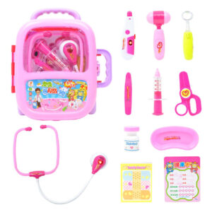 Enfermeira Doutora Brincando Estojo Brinquedos Com Luz E Som