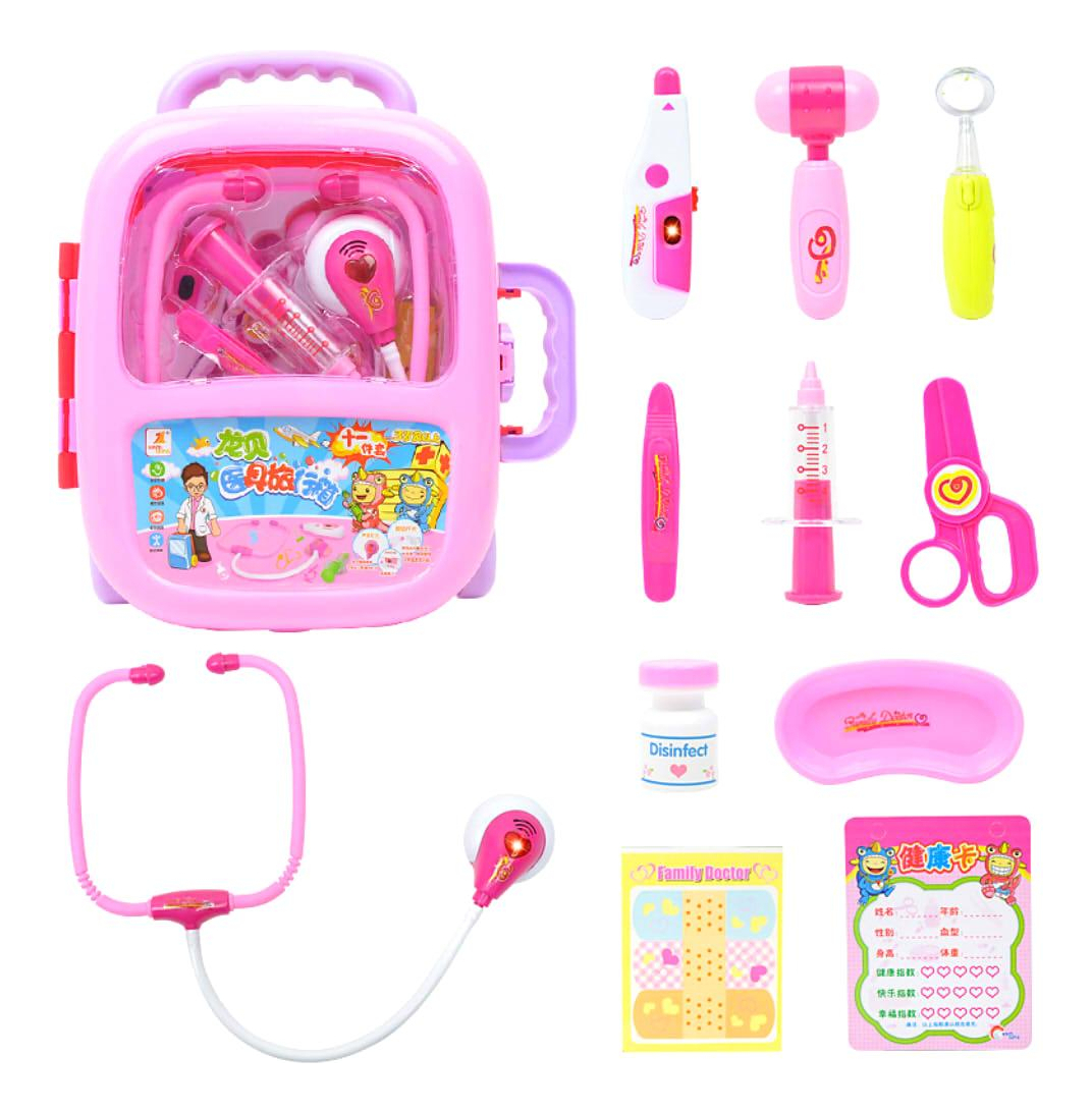 Enfermeira Doutora Brincando Estojo Brinquedos Com Luz E Som
