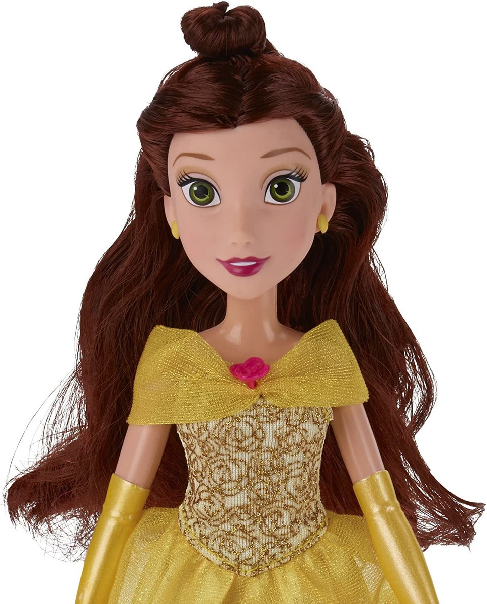Disney Princess Royal Shimmer Belle Boneca - Imagem 3