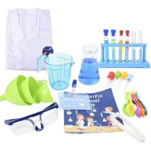 Ciência Experiência Terno Cabolsa Diy Cientista Infantil