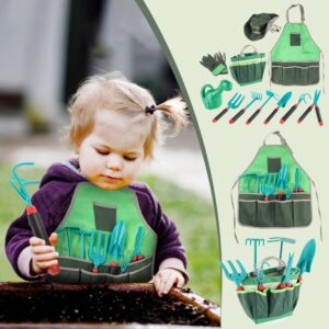 3g Conjunto De Jardinagem Infantil Avental Ferramentas Luvas