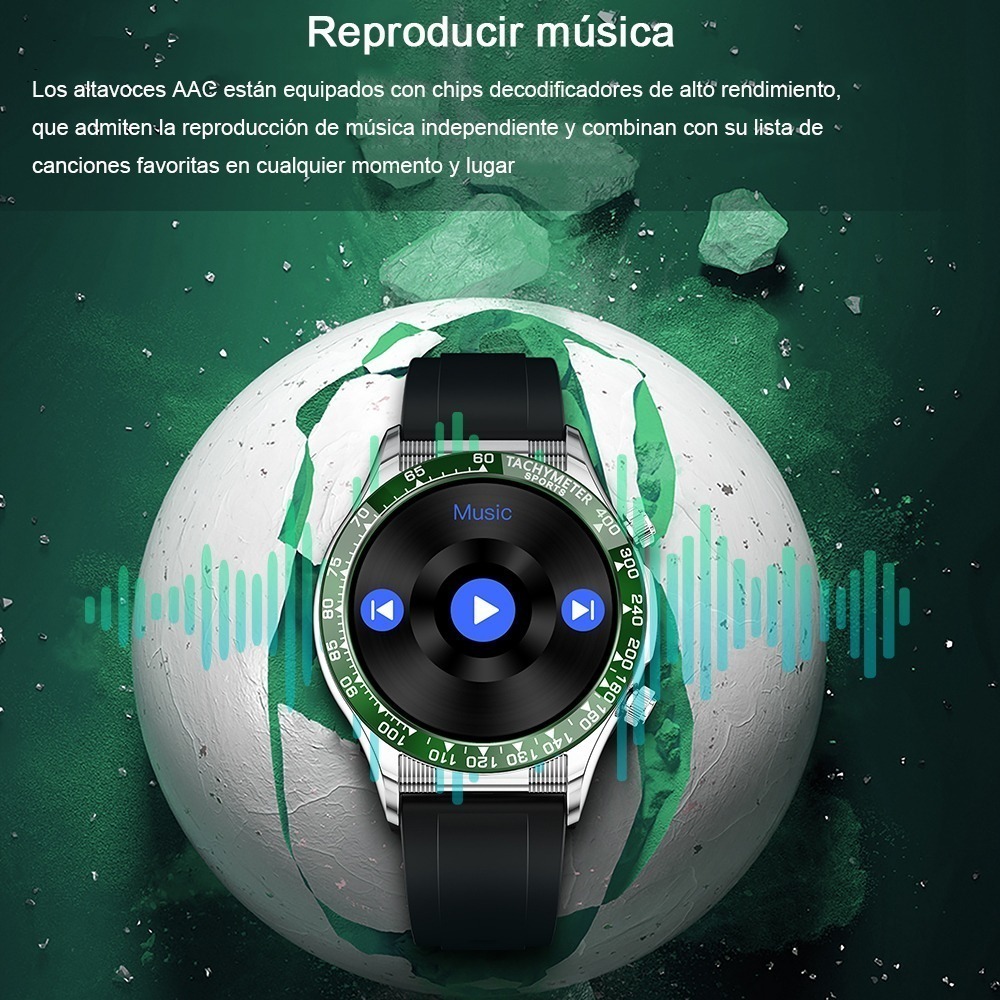 Chamada Bluetooth De Relógio Inteligente Para Homens Para Hu - Imagem 3