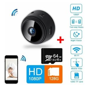 Câmera Wifi 1080p Nanny Câmeras Ocultas+cartão De Memória