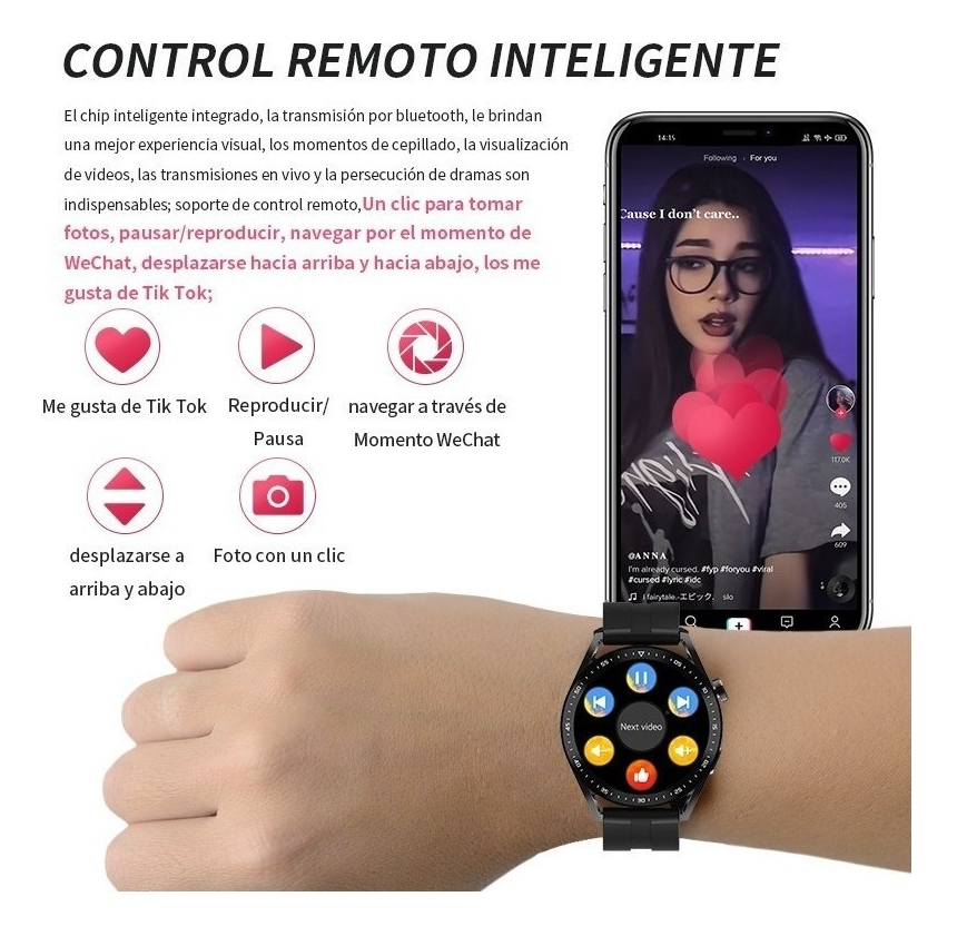2022 Novo Smartwatch Hw28 Smartwatch Para Homens+nf - Imagem 19