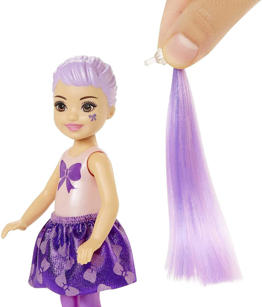 Boneca Chelsea Barbie Color Reveal; Série Glitter; +3 Anos - Imagem 5