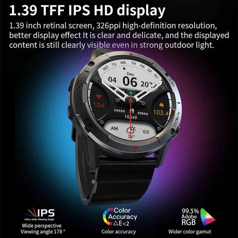 Smartwatch Para Homens E Mulheres, Rastreador De Fi - Imagem 6