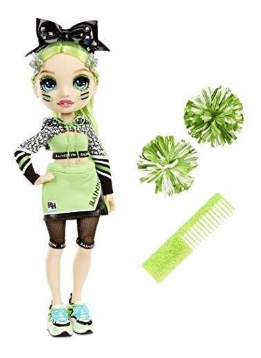 Rainbow High Cheer Jade Hunter Líder De Torcida Verde - Imagem 7