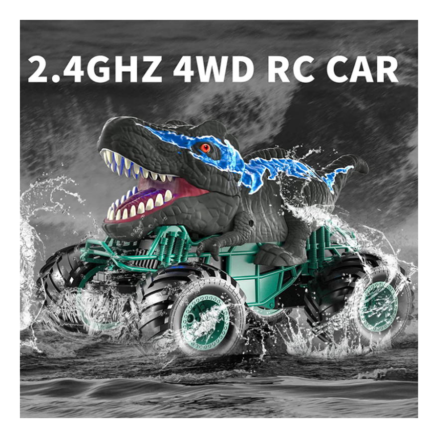 Brinquedo De Controle Remoto Para Veículos De Dinossauro Off - Imagem 4