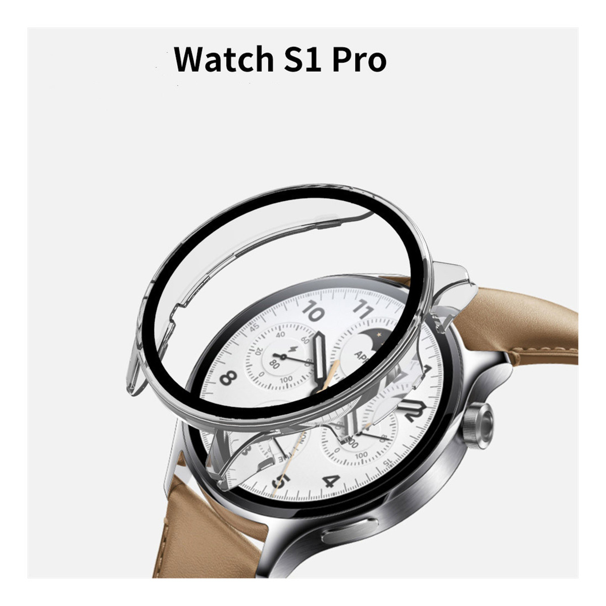 Capa Protetora De Tela Smartwatch Para Capa De Pc Mi Watch S - Imagem 6
