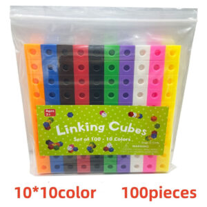 Number Blocks Mathlink Cubes 100 Unidades