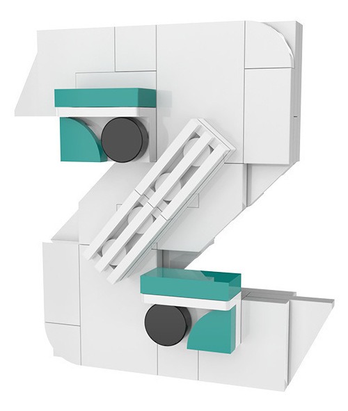 Conjunto De Blocos De Construção Alphabet Lore, A-m/n-z, Abc - Imagem 17