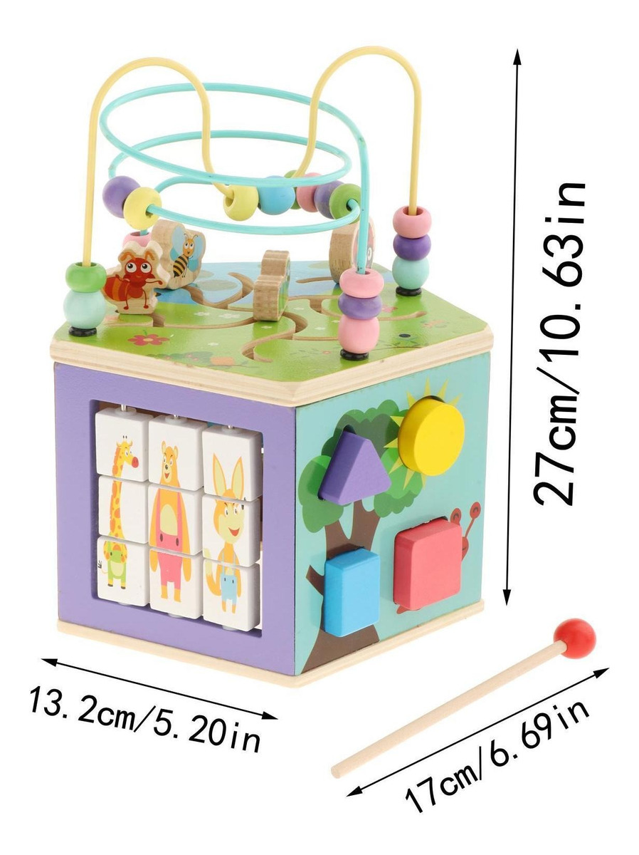 Cubos De Atividades Montessorianas Brinquedos De - Imagem 9