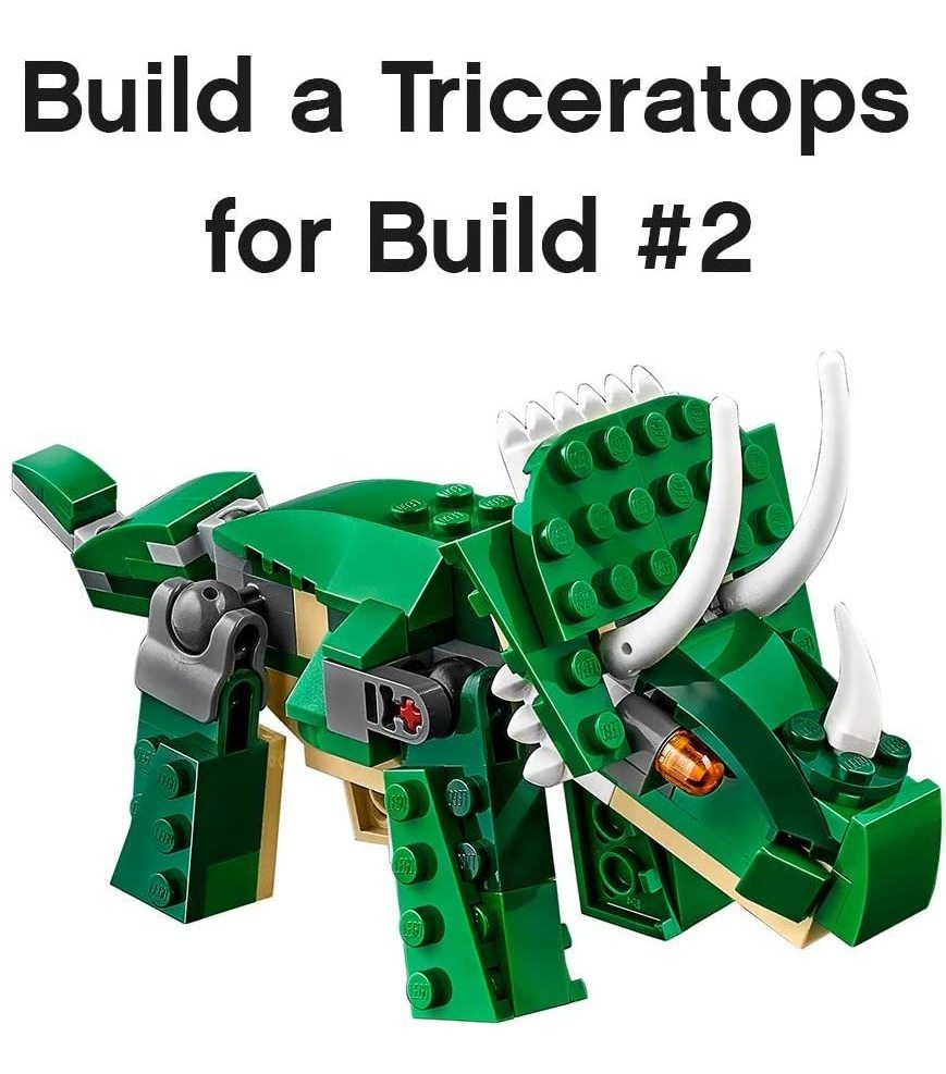 Conjunto Lego Creator Poderosos Dinossauros Construa Voc Mes - Imagem 6