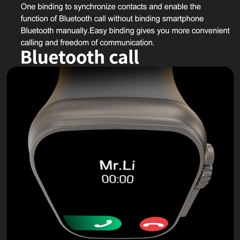 Smartwatch Lemfo Dt8 Ultra Bluetooth - Imagem 7