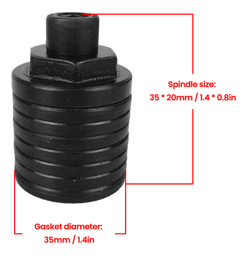 Rebarbadora Modificada Para Máquina De Entalhe Conjunto De A - Imagem 6