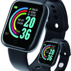 Y68 Smart Watch Monitoramento Passo E Frequência Cardíaca