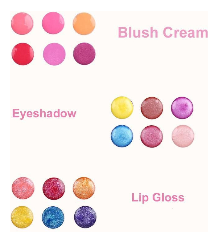 Kit De Maquiagem Infantil E Itens De Beleza Para Crianças - Imagem 6