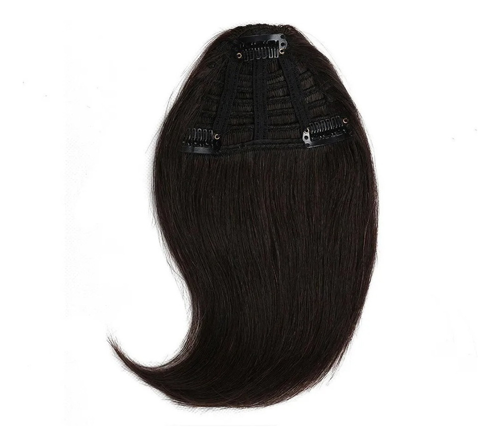 Aplique Franja De Natural Cabelo Humano Com Tic Tac 2unds - Imagem 11